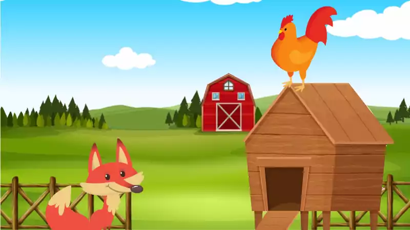 Fox cock and dog story