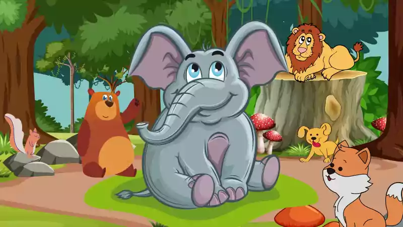 Jumbo Elephant Short Story | Jungle Tale for Kids